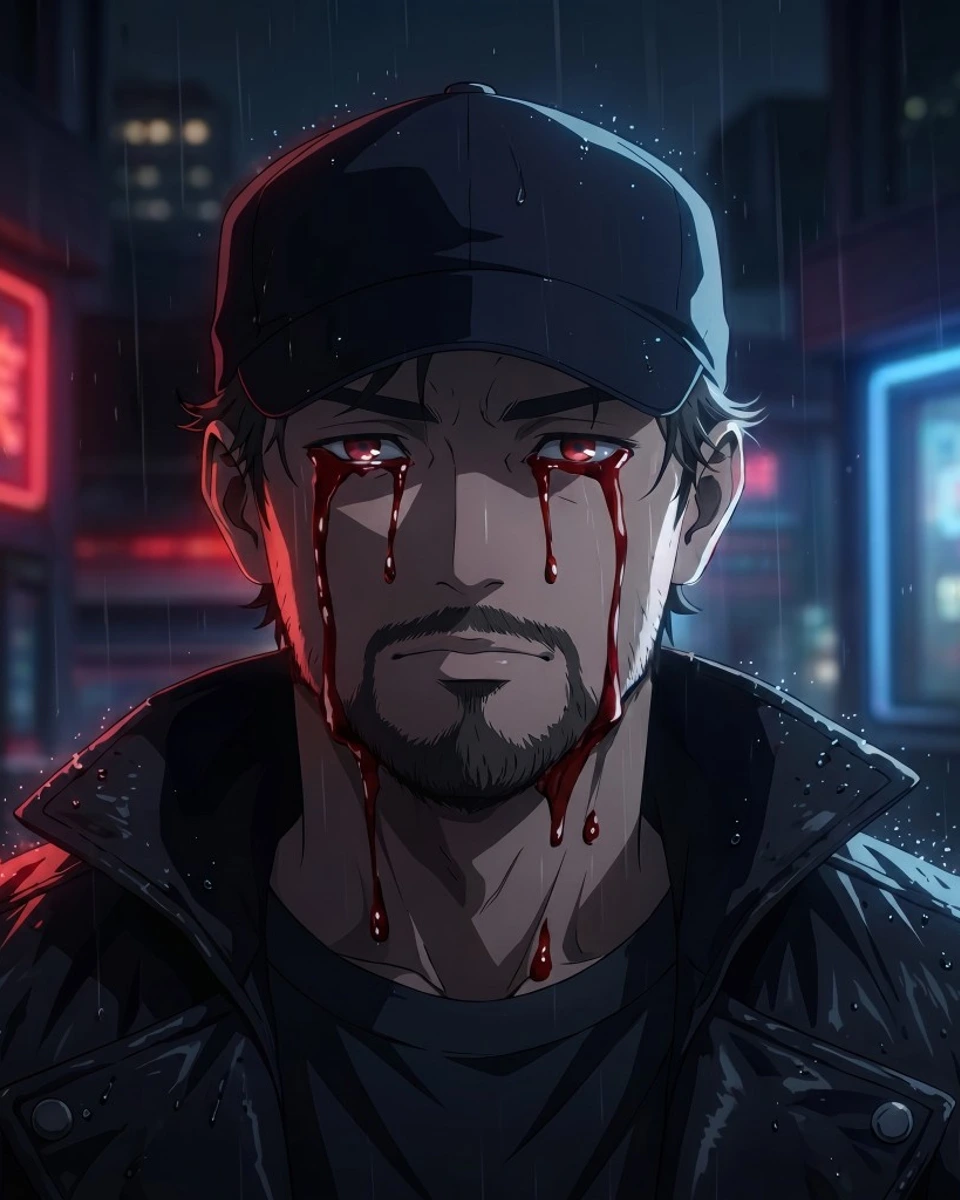 Reference — crying blood avatar aesthetic